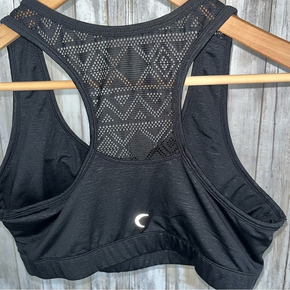 ZYIA Black Bomber Bra Women’s Large - Picture 4 of 6